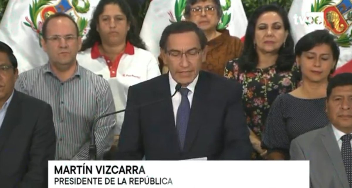PeruteleSur's tweet photo. #Perú Presidente @MartinVizcarraC dispone Estado de Emergencia Nacional por 15 días para evitar propagación del #Coronavirus https://t.co/EZYNCoEsh7