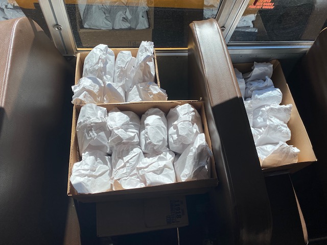 BridgmanSchools's tweet photo. Thank you to Peggy Ferguson and her wonderful Food Service Staff and the best Transportation Department employees. Your efforts were appreciated throughout Bridgman this evening. Over 450 meals served! WE WILL BE BACK ON WEDNESDAY EVENING SAME TIME SAME PLACE https://t.co/y1iE4wbiWM