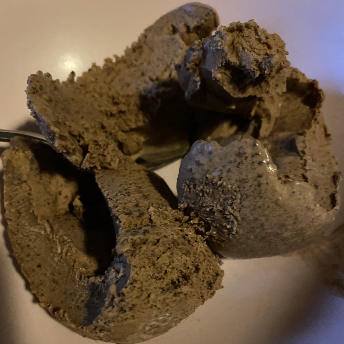 Day  — ends with some home made ice cream and LOTR Two Towers. It’s a salted, dark chocolate ice cream with little chocolate “freckles”. Recipe:  @saltandstraw Ice cream maker:  @joslinschultz present to me for Valentine’s Day!