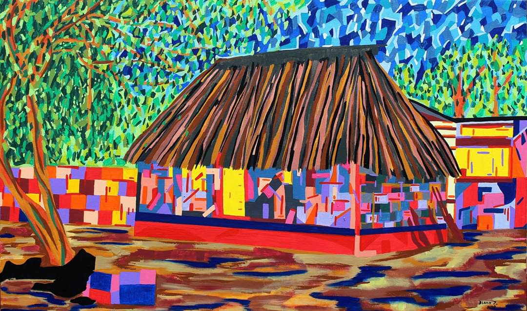 CdarteFalcon's tweet photo. New Work 
 Artist: Diana Zúñiga
 Tiholop, Yaxcabá, Yucatán- 2020
 37 x 22 x 2 inches
 Acrylic on canvas
 Work for sale!
 https://t.co/b0OiGxt90d
 Share this post! https://t.co/5fAEsEyY17