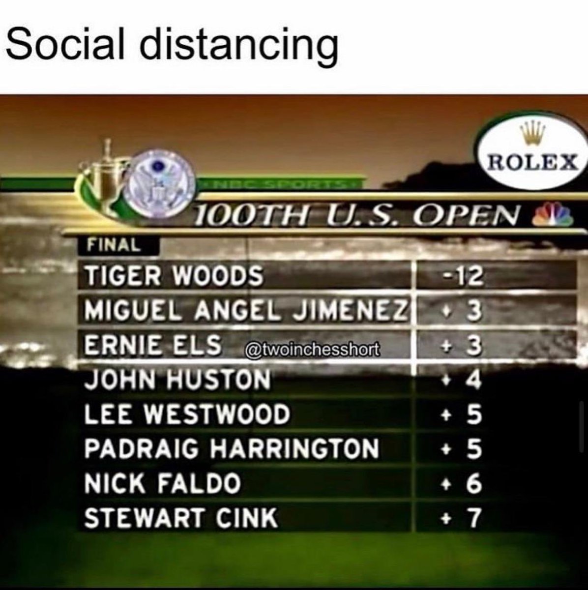 🐅 was practising social distancing 20 years ago.