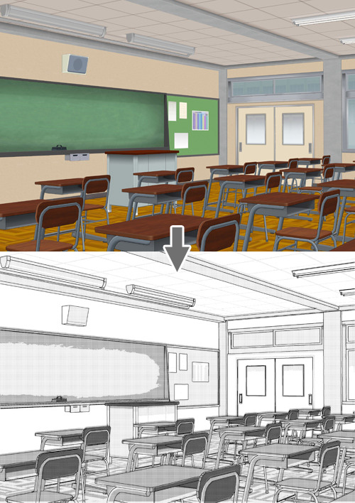 CLIP STUDIO PAINT on Twitter "CLIP STUDIO PAINT EX의 편리한 기능인 [레이어의 LT 변환]에 대해 소개합니다. 3D나 이미지를 선화