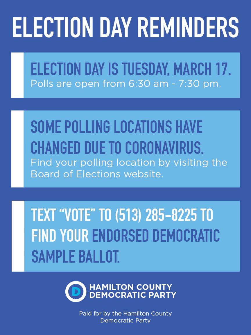 JessicaEMiranda's tweet photo. You can still vote early on Monday from 8am-2pm
#YourVoteMatters #JessicaForOhio
Polls open on Tuesday from 6:30am-7:30pm
#VoteBlue2020 https://t.co/PGtXY46QgP