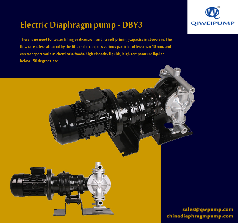 PumpQiwei's tweet photo. QIWEIPUMP-DBY3
*Compared with the traditional type of pump, the overall design is more reasonable and compact, the operation is smooth and noiseless, and the transmission efficiency is higher. At the same time, mass and volume decreased by about 50%.
#diaphragmpump #eoddpump https://t.co/C84arjmKoQ