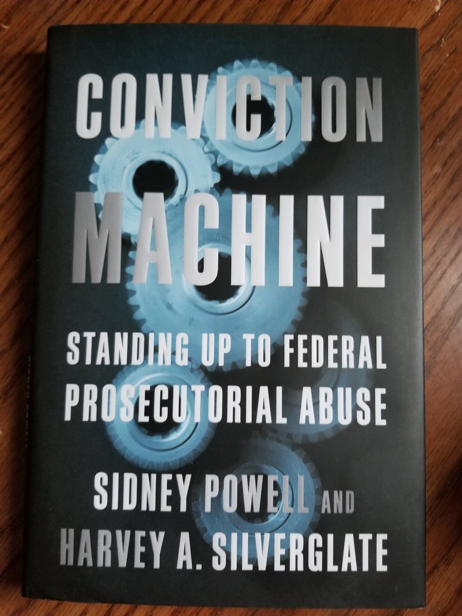 Going to have time to finish reading this #ConvictionMachine! #LicensedToLie was great. Reached my limit w/MSM.