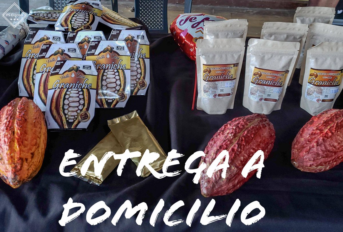 Graniche contigo realizamos entrega a domicilio 
Contáctanos 
0979512060
0984514323
trabajando por nuestros clientes 
#CacaoEcuatoriano #CacaoPuro  #ContigoGranicheSiempre #cacao #familia #natural #nutricion #organico #chocolate #pastagraniche #Ecuador #sostenible