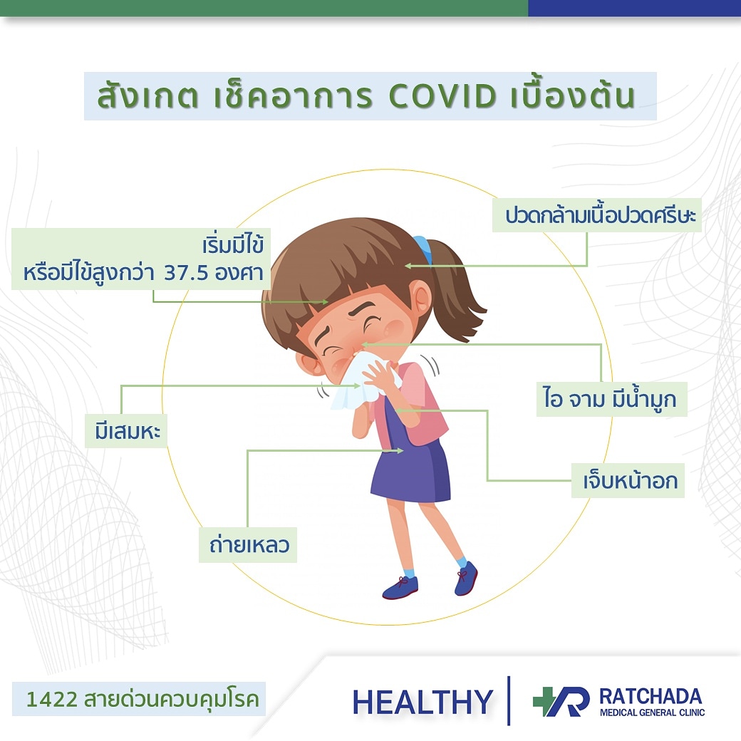 RmgcClinic's tweet photo. สังเกต​อาการเบื้องต้นกันค่ะ #COVID19  #COVIDー19 #RMGC https://t.co/09vmMdj6uw