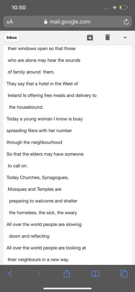 justask_tyra's tweet photo. Wow. Y’all this is the email my professor sent us. She deserves an award.😭👏🏾. #OneTMSL https://t.co/4TGryovQyf