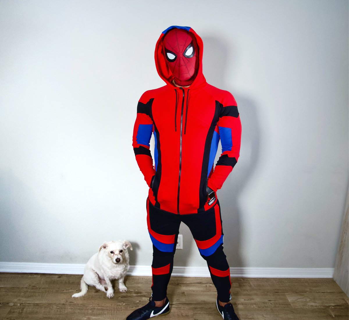 We’ll all get through this. Think positive and keep training. “Stronger people are harder to kill” #strength #spiderman #coslpay