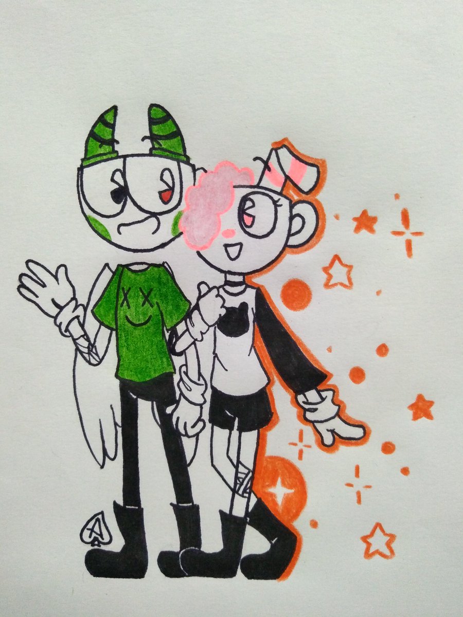 _00Ace00_'s tweet photo. Otro Art trade que había terminado, lo habja hecho con una amiga de Facebook, se llama Pinky Mello uvu
💙💙💙💙💙 #myart https://t.co/UCaeKxuvMG