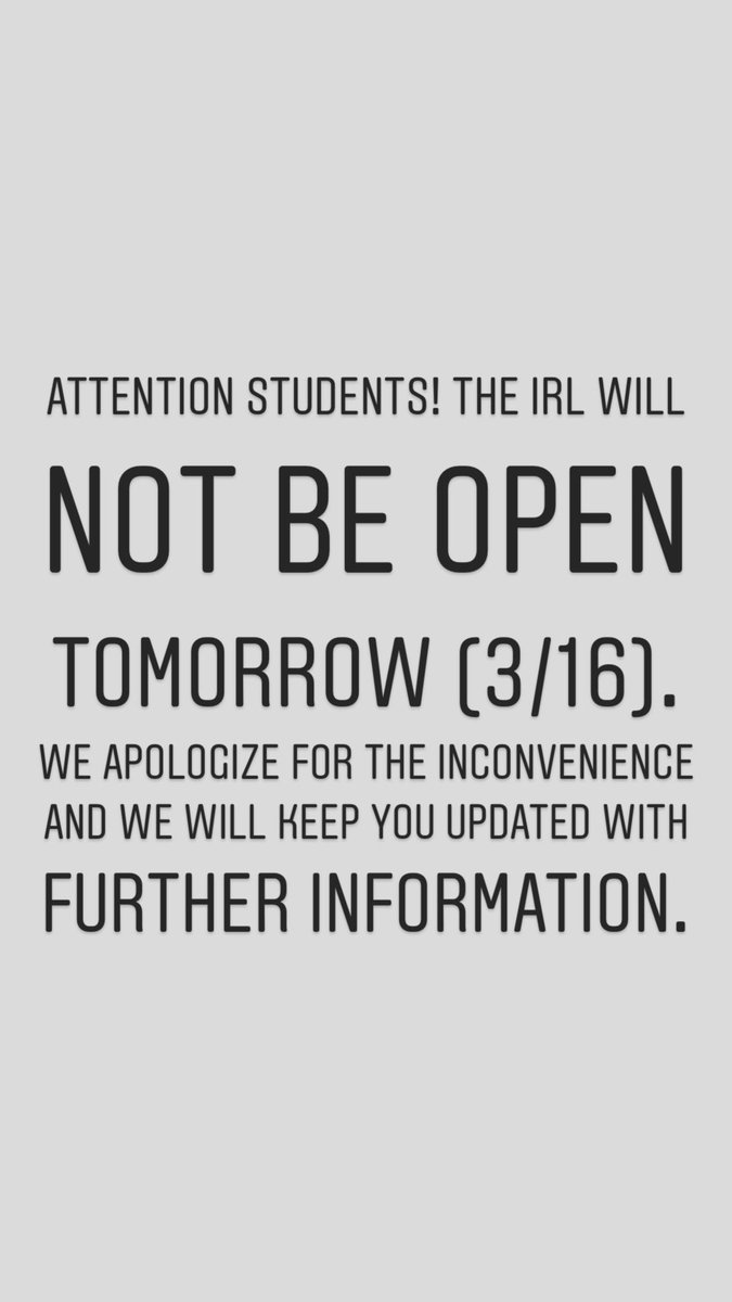 Students, please read below. Thank you.