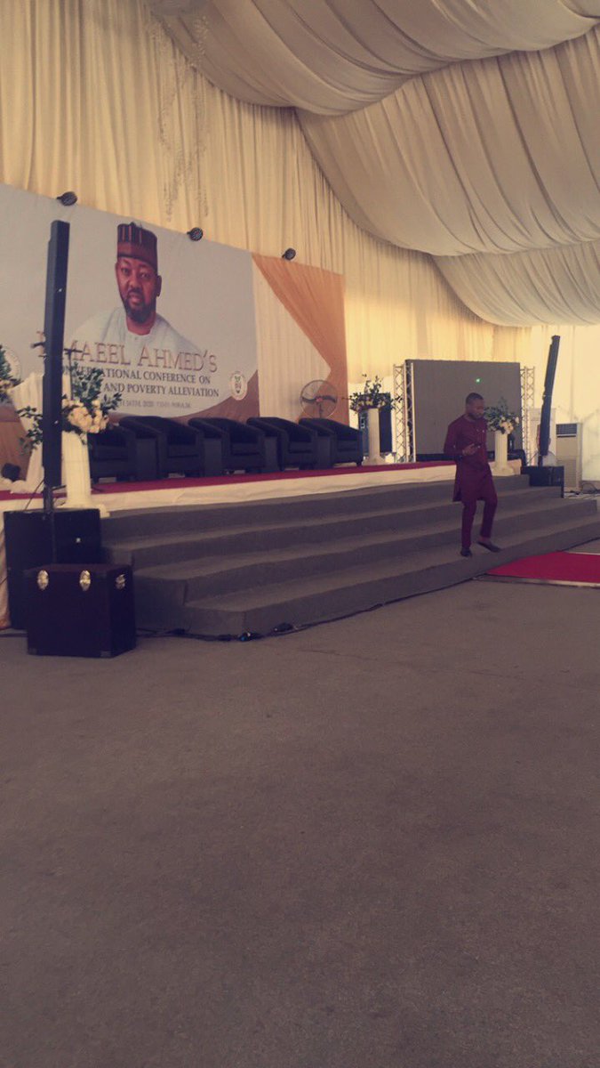 jarumamagazine's tweet photo. A very bright morning; we are Live in Kano, as the city celebrates her very astute son, Ismaeel Ahmed, who clocks 40. Welcome to the live tweet coverage of Ismaeel Ahmedβs Conversational Conference, and the theme is βEducation and Empowerment..β
#ConversationalConference https://t.co/1p7HjR91D6