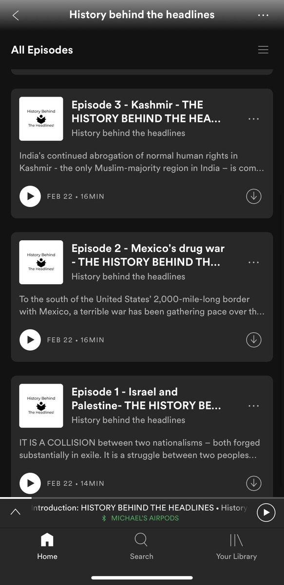 Davidmkeys's tweet photo. And we are live on @Spotify - https://t.co/YQrUsWwFUC
“History behind the headlines” first 4 episodes are available to listen to now. I hope you enjoy! DK https://t.co/JR5OipNm2i