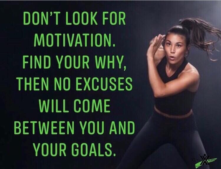 Find your 'Why' and no excuses can become between you and your goals! 

#MondayMotivation 💚