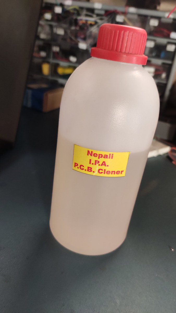 ChirayuBarde's tweet photo. @eevblog In india if hand Sanitizer get out of stock. I will do same. https://t.co/kyhnB1y561