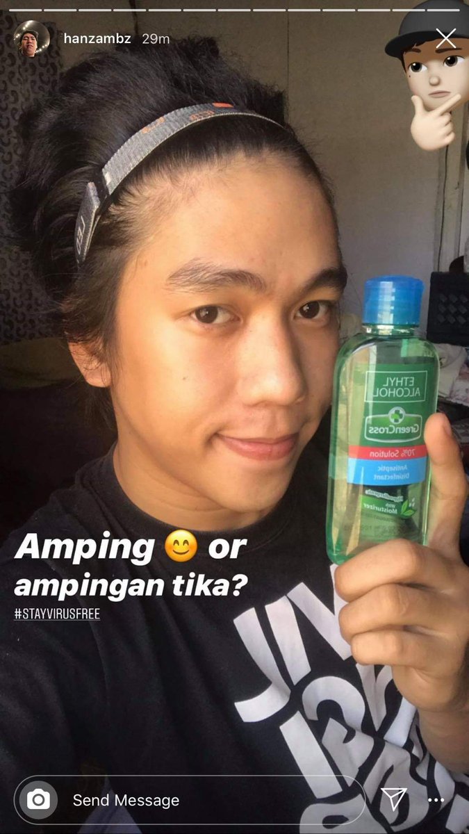 HanzNationOFC's tweet photo. Sanitize and amping always 💦 #WeAreOneAgainstCovid19WorldTour 

A friendly reminder from our clean and hanzome star, SeHunz Ambalong 🤩💙 https://t.co/YBwL4yY8YW