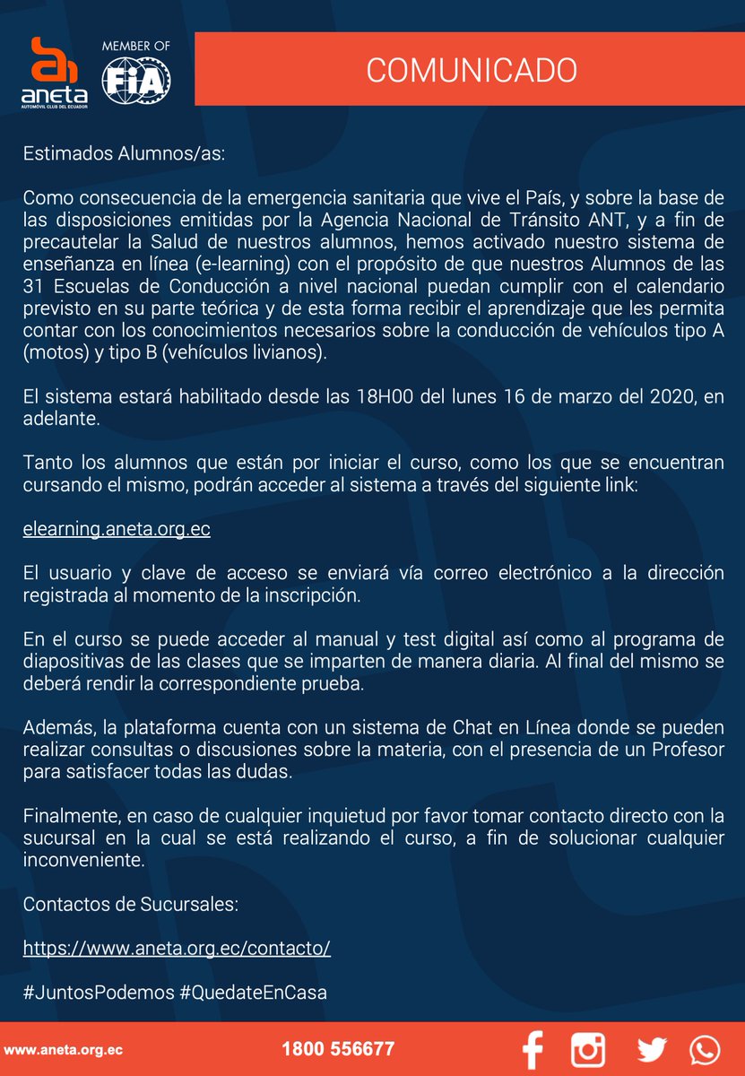 Aneta على تويتر Hola Manana Tendremos Clases De Conduccion Pero