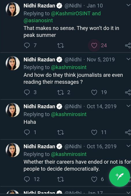 Oh, and we at  #NDTV are so deeply invested in bringing you the news that we are even one-to-one with propaganda spewing handles!We even wish them good luck at times, for their endeavours!!So what if they are later found out to be handles being run by ISIS terrorists, hainji?