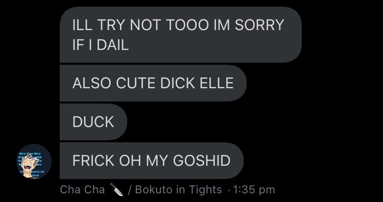 our gc just having some di- i mean duck talk ya know