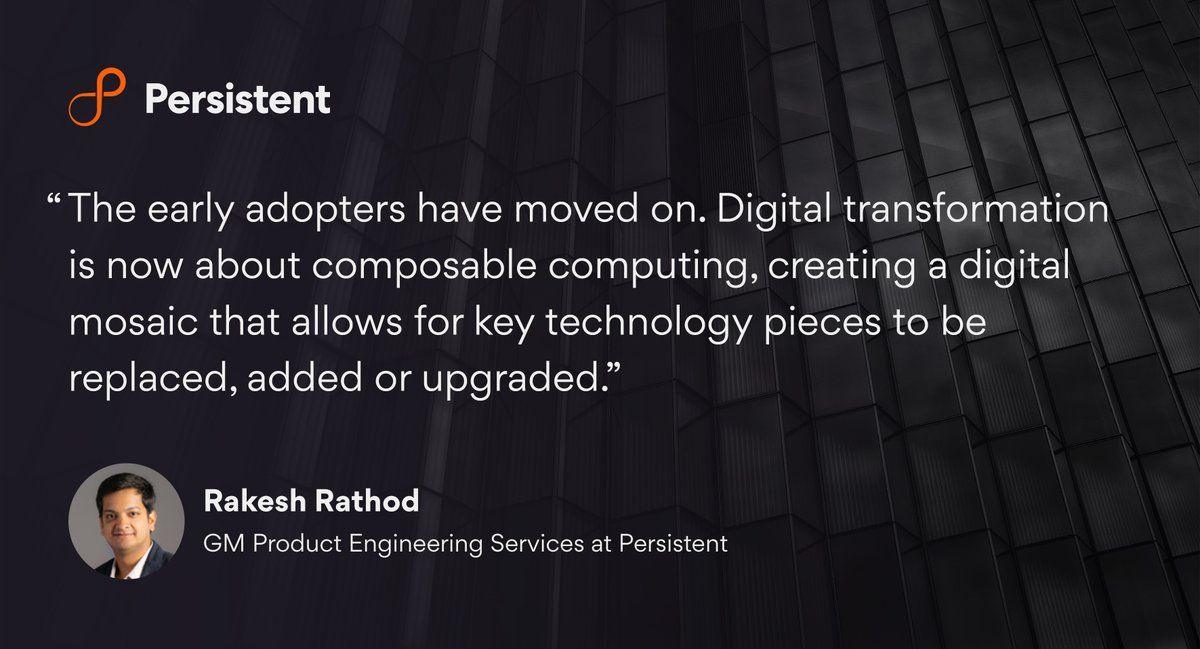 Persistentsys's tweet photo. We're on the @constellationr ShortList™ Q1 2020 for #Innovation Services and #Engineering. @RakeshIRathod on how @Persistentsys' boutique at scale approach, uniquely positions us on the ShortList. Read more at https://t.co/LdoTnGcHSR @rwang0 #DigitalTransformation https://t.co/eOlLhvbnLf
