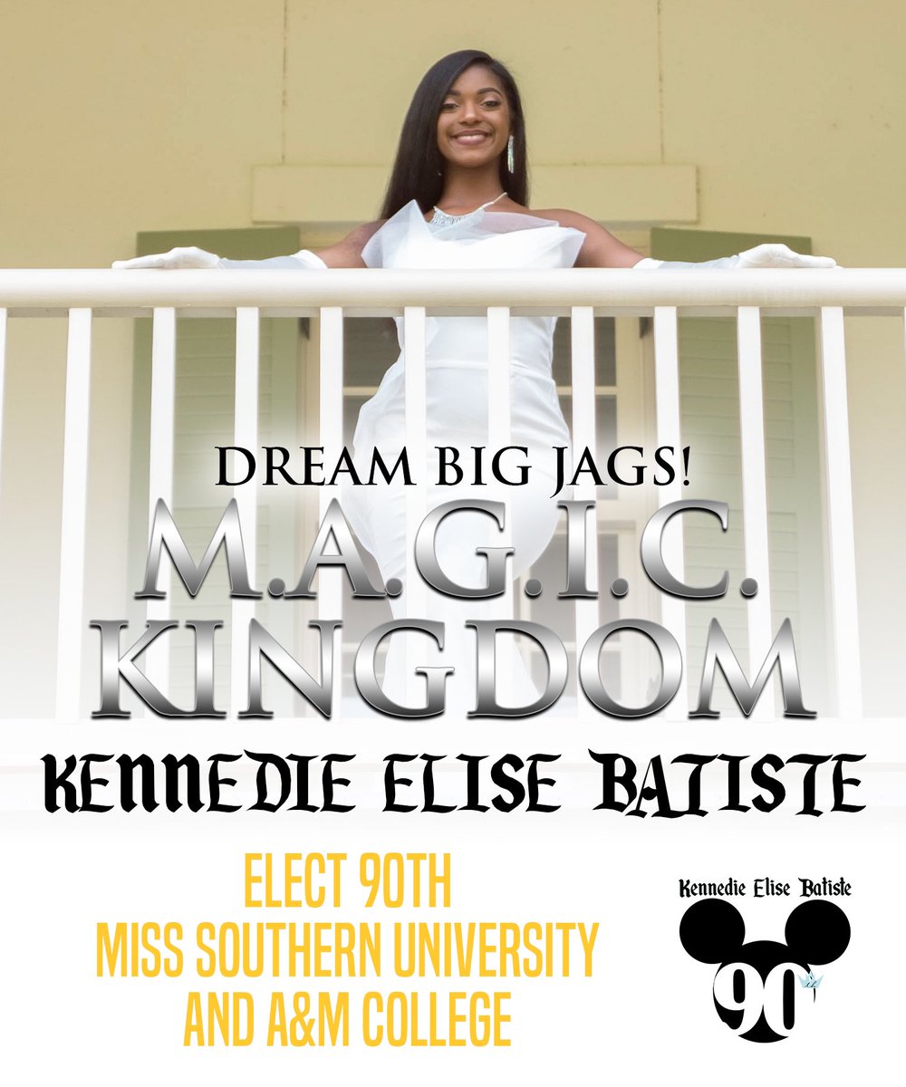 KennedieElise's tweet photo. “Leave a little M.A.G.I.C wherever you go.” Humble greetings. I am Kennedie Elise Batiste a junior criminal justice Major from Lawtell, Louisiana and I am vying to be your 2020 - 2021 90th Miss Southern University Agriculture and Mechanical College. #suelections
#SouthernU_RYS20 https://t.co/ayNjVMCWUL