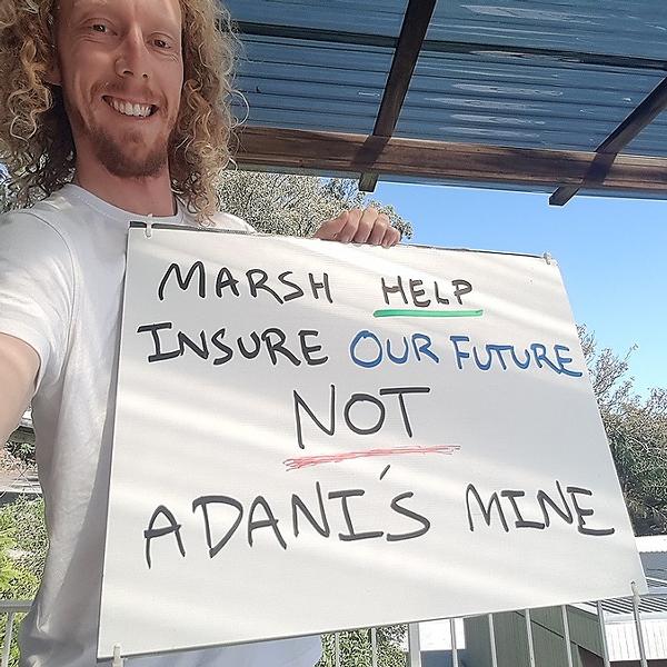 "<a href="/MarshGlobal/">Marsh</a> please walk away from Adani. I live in the Gold Coast one of the most uninsurable cities in Australia due to climate change. The coal burnt from Adani's mine will place my community at great risk. Please make the right decision." Matt, Gold Coast.
