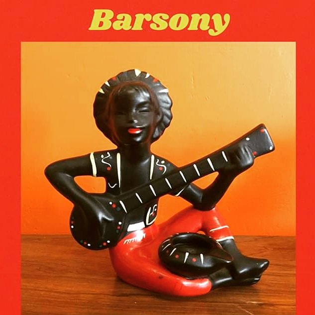 Barsony musician #orange_daze #orangedaze #retro #vintage #kitsch #collectibles #collectables #barsony #musician #midcentury #decor #homewares #ornament #ashtray #forsale