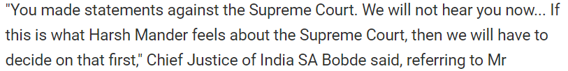 'ALLEGEDLY'!!!This, when the Chief Justice of India, quoted in this very  #NDTV report never used this word!Icing on the cake - This, when the very transcript quoted in this very  #NDTV report makes it amply clear that there is no need for 'allegedly' in the title!