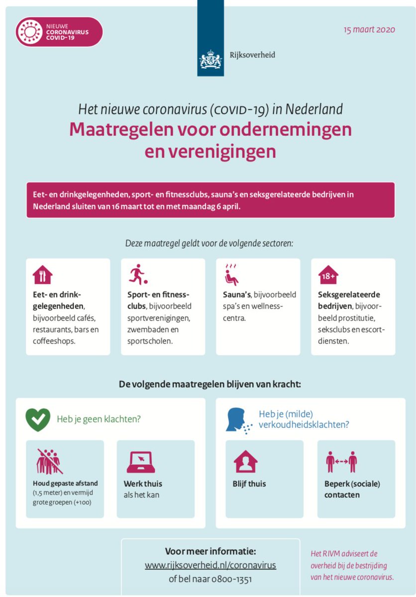 Onze fysiotherapeutische zorg gaat door, #fitness per direct tijdelijk gesloten. 
mcz.nl/nieuws/2020/co…
