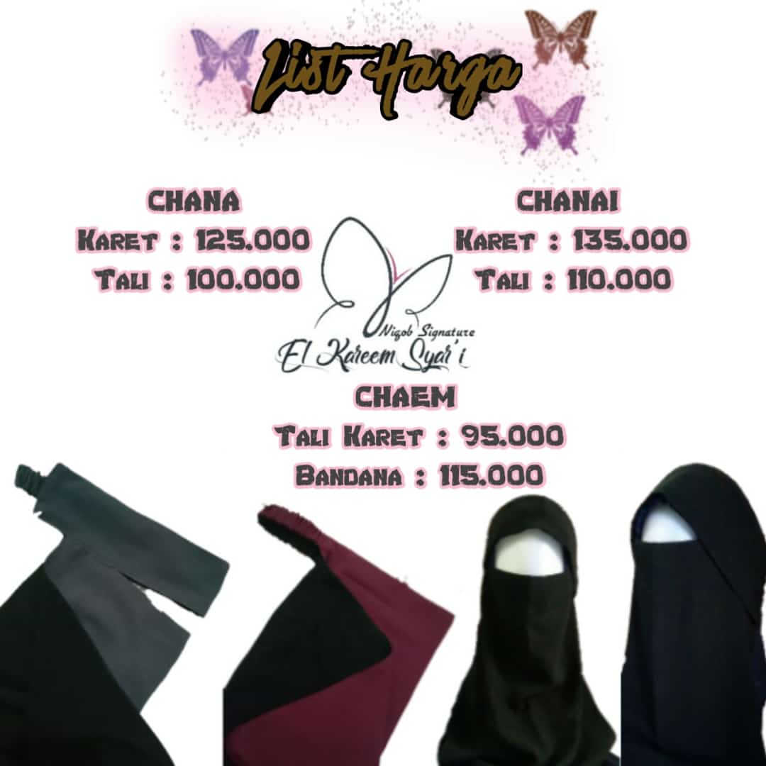 Price list Cadar El Kareem Syar'i