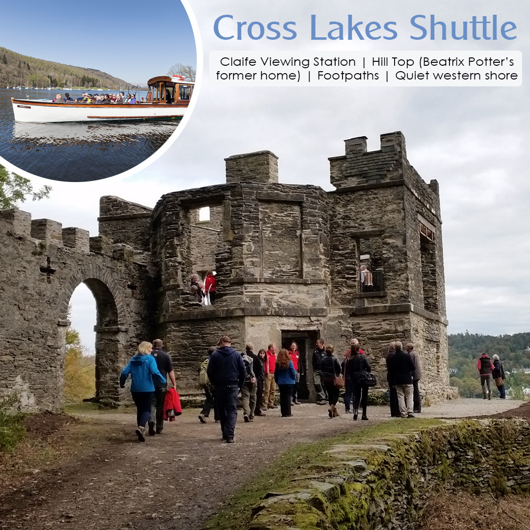 Windermereboats's tweet photo. Cross Lakes Shuttle returns at the start of next month allowing passengers easy access to the quieter side of Lake Windermere > https://t.co/hvkLyjLm4Q
#Claife #HillTop #FerryHouse https://t.co/CTBxwv47oU