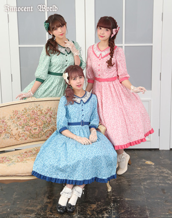 予約中 森のお花のワンピース ロングワンピース Slcp Lk