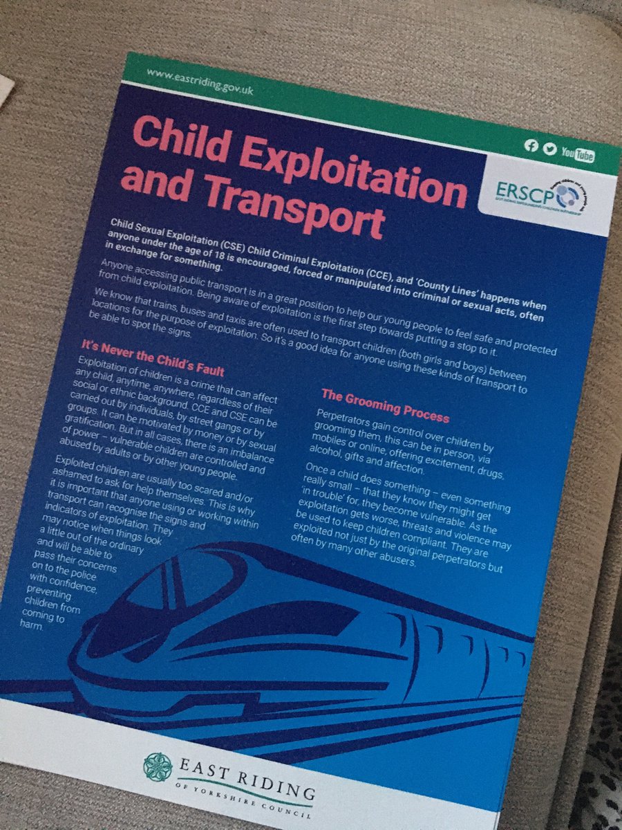 bones34's tweet image. Travelling the rail networks this morning across #Hull and #eastriding to raise awareness of #CSE #CCE connecting with our communities and partners #ERHUexploitaware #CEADAY20