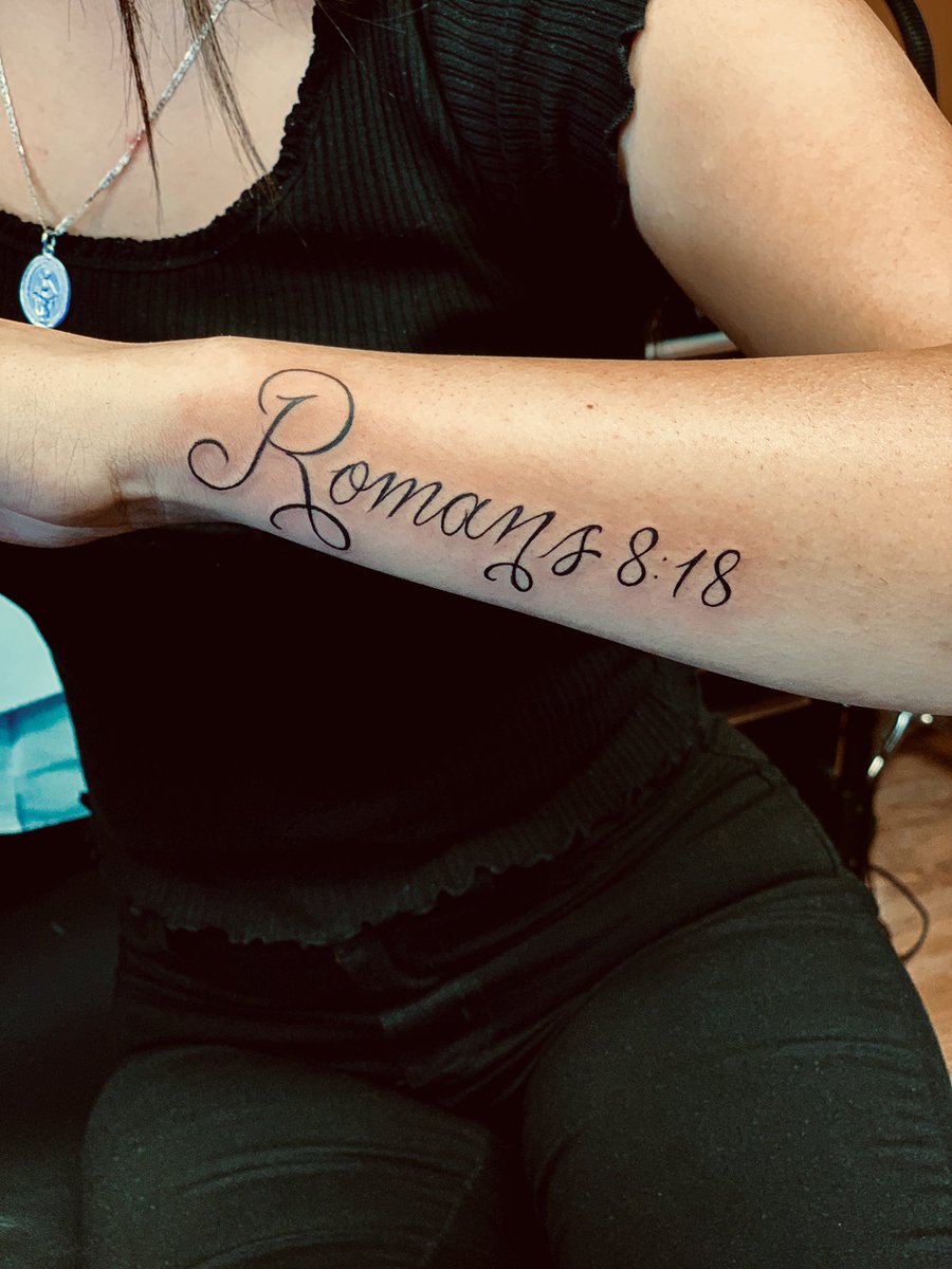 tattoosbymost's tweet photo. Romans 8:18 https://t.co/DBAo2gXB8w