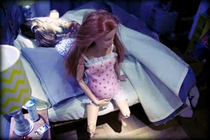 __sanspeople's tweet photo. When barbie melahirkan, dan anaknya laki-laki. https://t.co/E4rWJ7BPgi