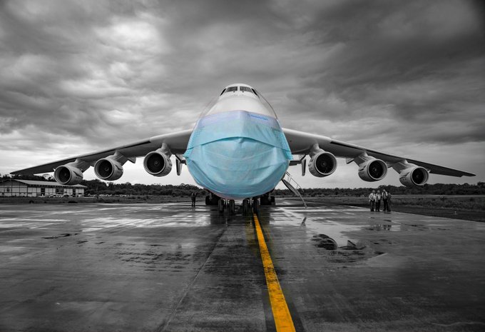أكبر طائرة في العالم Antonov An-225 Mriya  في مهمة جديدة ETNrBs1WAAEvQ--?format=jpg&name=small