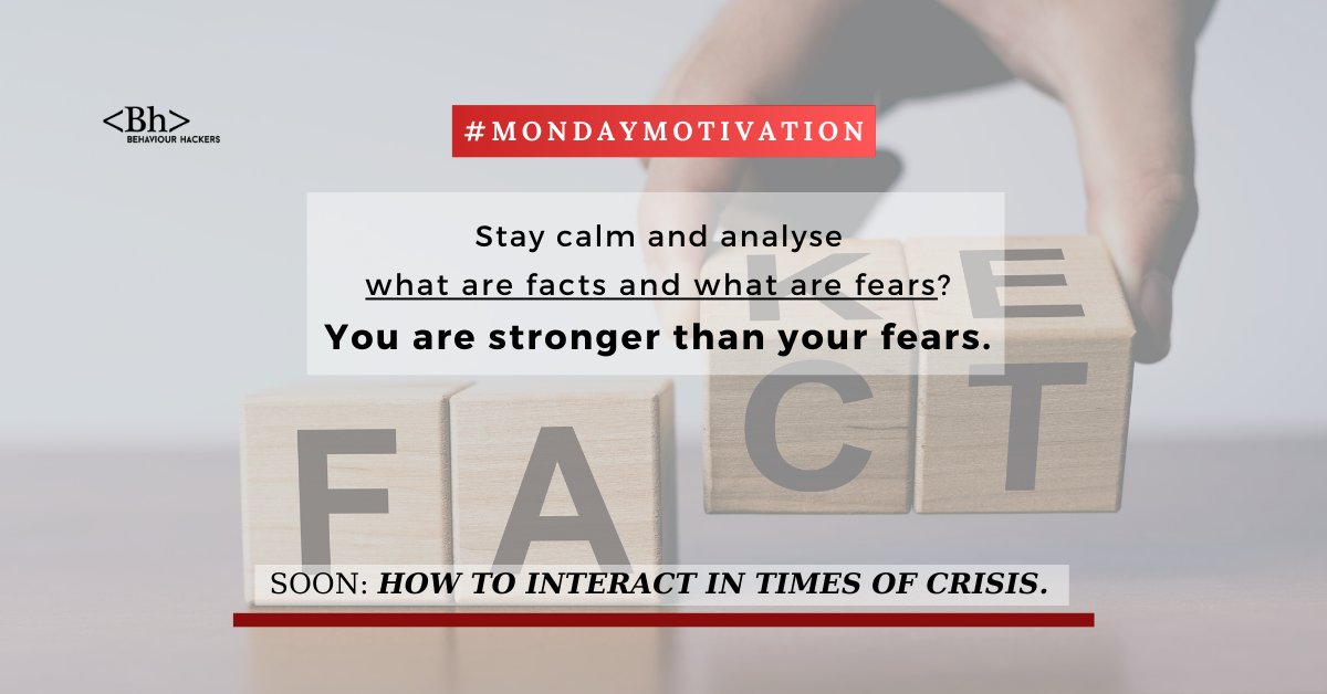 BehaviourHacker's tweet image. Have empathy, help how you can, follow specialists&apos; orders, stay inside as much as possible, phone your loved ones :) The health of our community is the biggest asset we have. Together, we will get through this! #BehaviourHackers #MondayMotivation #covid19