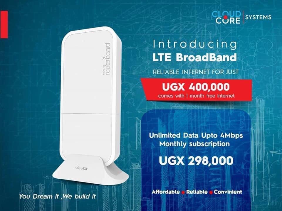 cloudcoresystem's tweet photo. Working from home has been made easier with our portable UGX400,000 LTE router which comes with 1 month of free unlimited data upto 4mbps. Contact us on +256 782 259 336 to make your order now.
#CloudCoreSystems
#LifeMadeEasy https://t.co/Vzr3BCjEoK