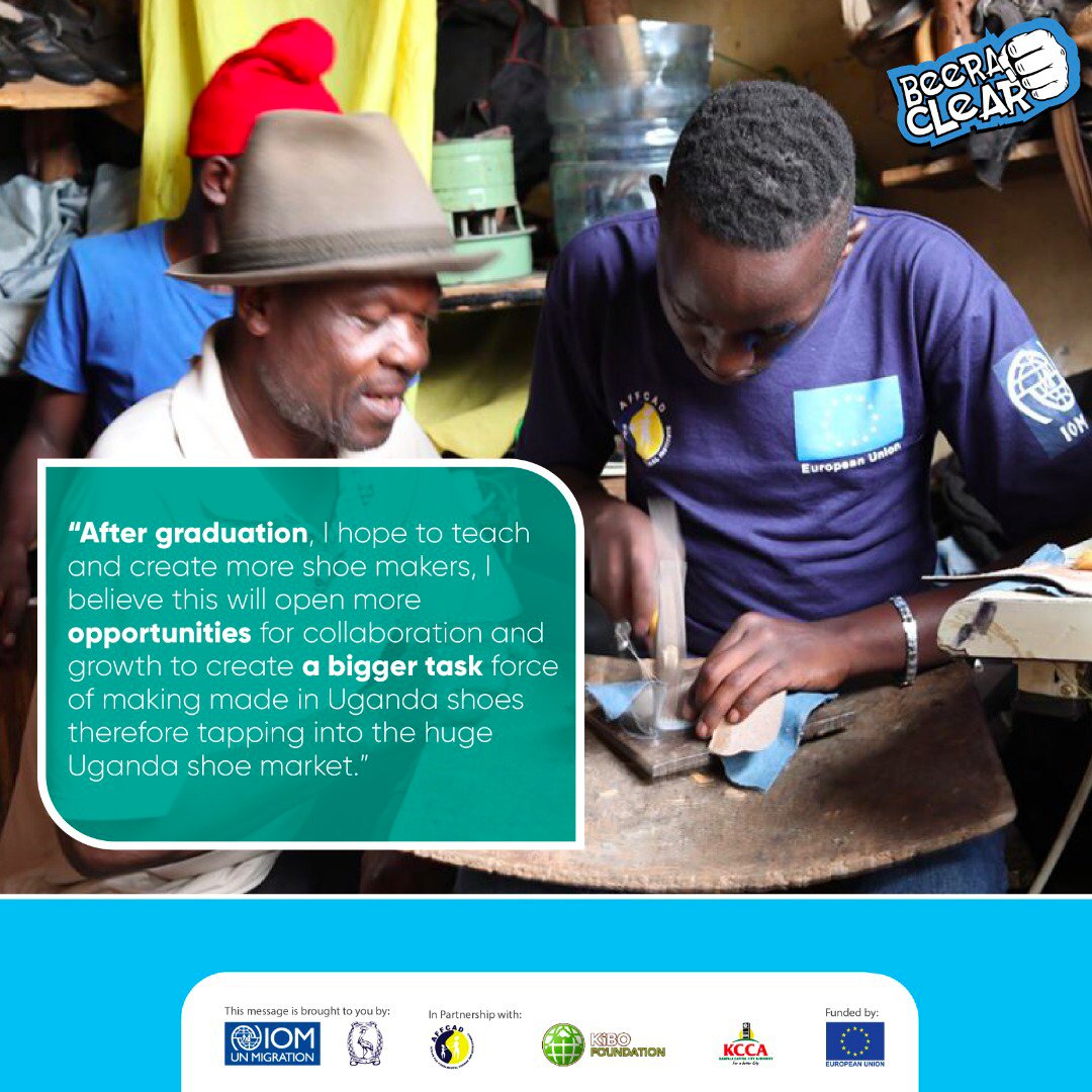 SocialUganda's tweet image. Through funding and support from the European Union, people like Tony have been able to change the path of their lives, from that of crime to a life of economic developments and responsible living.  #BeeraClear