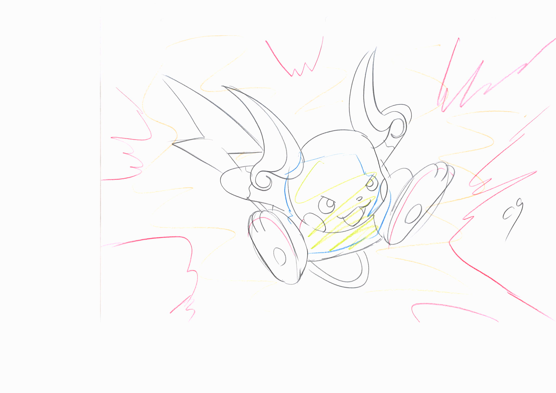 アニメ ポケットモンスター 公式 アニポケ マニア アニポケ制作の舞台裏をチラ見せ 今回は第18話で登場する ライチュウの原画をご紹介 クチバジムでどんなバトルが繰り広げられるのでしょうか 日曜夕方6時 テレビ東京系列のアニポケを どうぞお