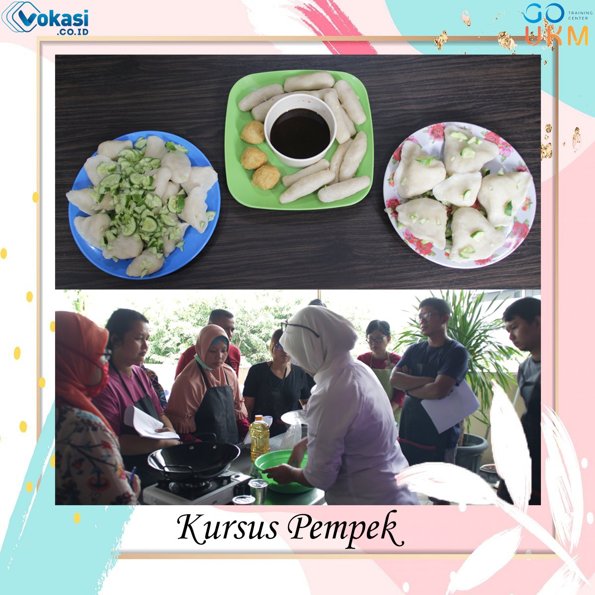 GoUKMid's tweet photo. Dokumentasi Kursus Pempek. Sabtu, 14 Maret 2020
Yuk ikuti Kursus Pempek selanjutnya yang dijadwalkan pada 18 April 2020
Selengkapnya dapat di cek di https://t.co/WmwCR1nXxz https://t.co/eKkRI5vq4l