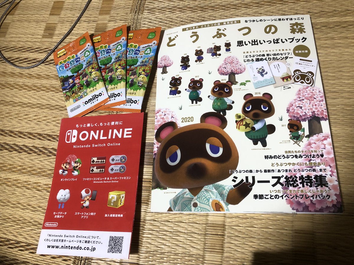 Vento Valheimプレイ中 本日 ヨドバシ ヤマダ電機 ニンテンドーtokyo 全て落選しました これで11連敗 流石にこれで諦めますｗ 気分を切り替えて 本日発売の思い出いっぱいブックとamiiboカードを買ってきました マッスルとボイドが来たのが