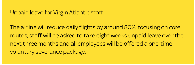 Richard Branson can - and I cannot stress this enough - get to FUCK. 

He is a multi billionaire who is going cap in hand to the government to save his fortune, but he won't even give his staff fully paid leave to go off sick in a pandemic? Vile sociopathic stuff. #covidー19uk