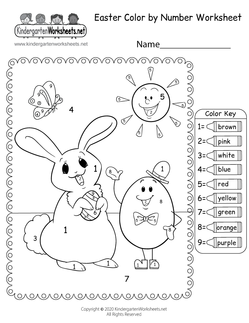 Kindergarten WSheets on Twitter: "We just updated our free Easter worksheets!  This series covers phonics, reading, writing, addition, subtraction,  counting, and sight words. We hope you like them! You can download and