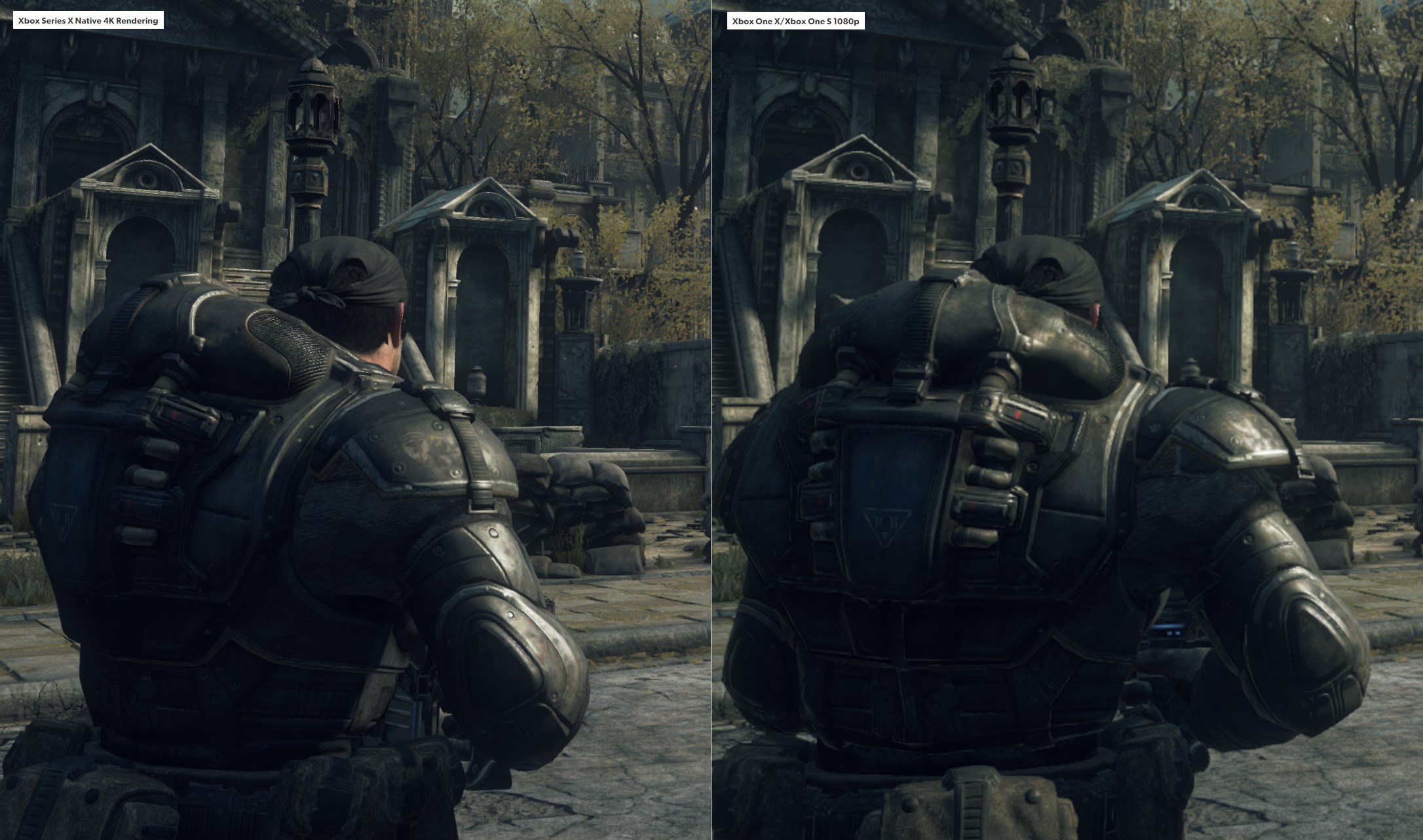 Gears of War Xbox Series X FPS Boost Ultimate Edition vs Classic Comparison  