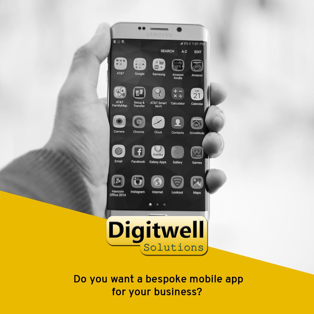 At Digitwell I offer a bespoke development process from concept to release of the app to Apple and Android app stores.
With now over half of most web traffic using a mobile device, why not improve your relationship with your customers. 
#MobileApp #Apple #Android #PhoneApps