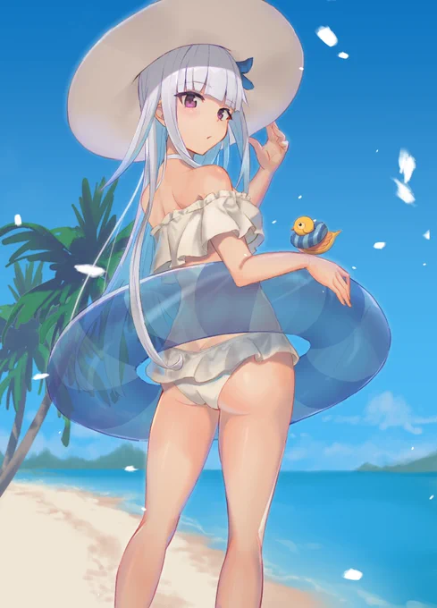 常夏のリゼ
#ヘル絵スタ 