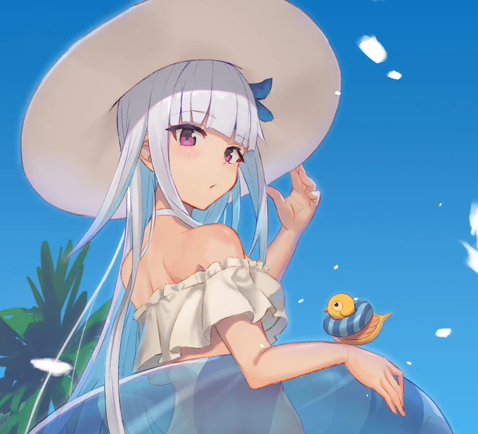 常夏のリゼ
#ヘル絵スタ 