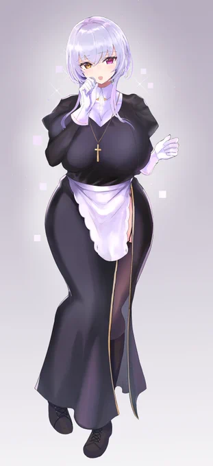 ・シスターちゃんのイラストお手伝いがちゃあんとできて、とってもえらいですよ。イイ子には「ご褒美」をあげましょうね～※無断転載・無断利用お断り※イラストはコミッションとして制作を依頼したものです※花咲方茶先生に描いていただいてます! 