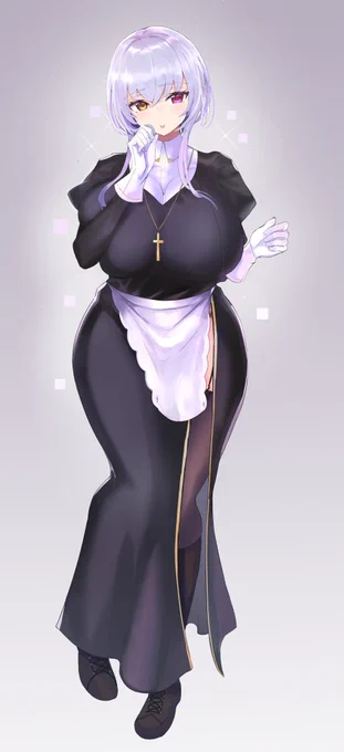 ・シスターちゃんのイラストお手伝いがちゃあんとできて、とってもえらいですよ。イイ子には「ご褒美」をあげましょうね～※無断転載・無断利用お断り※イラストはコミッションとして制作を依頼したものです※花咲方茶先生に描いていただいてます! 